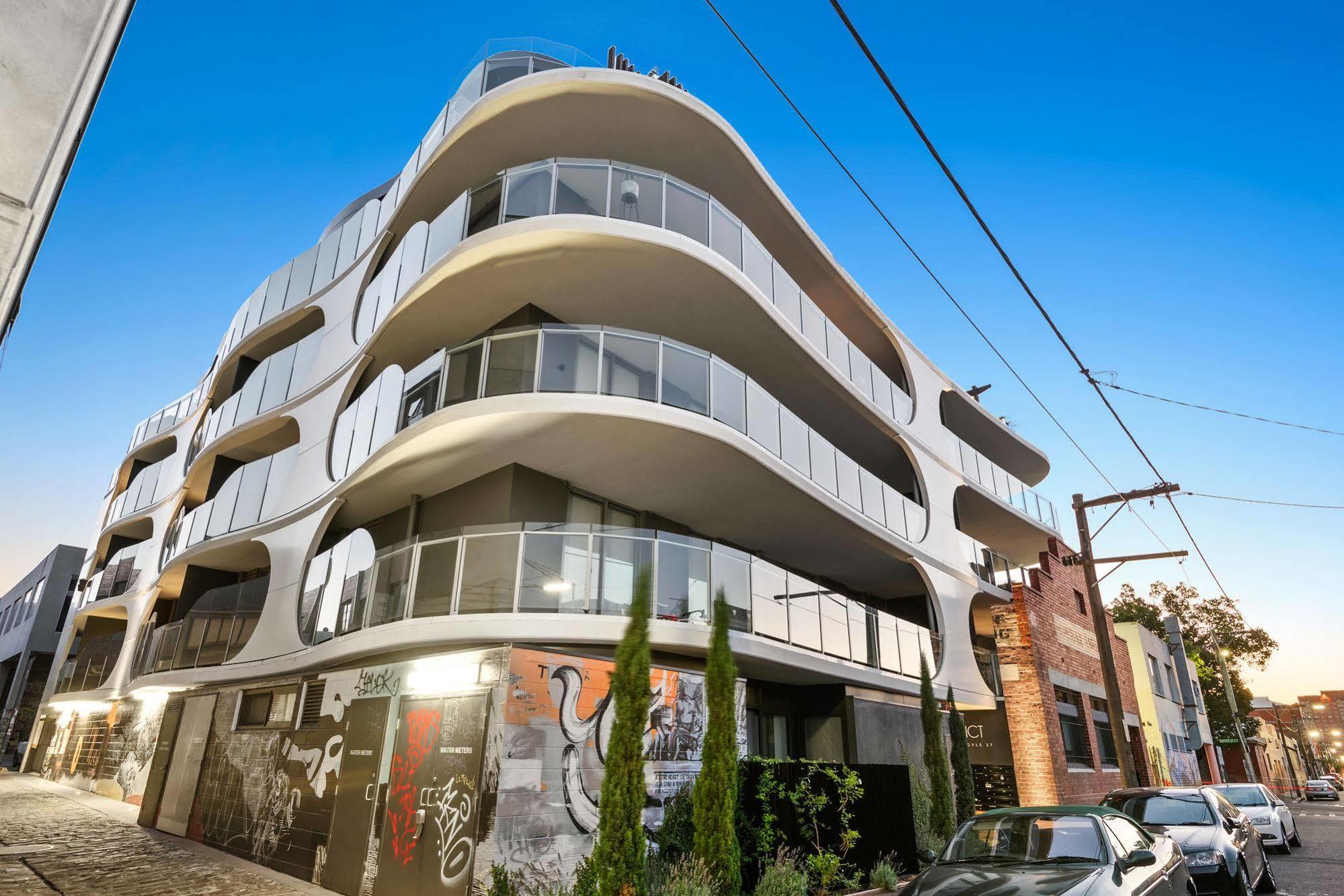 District Apartments Fitzroy Melbourne Exterior foto